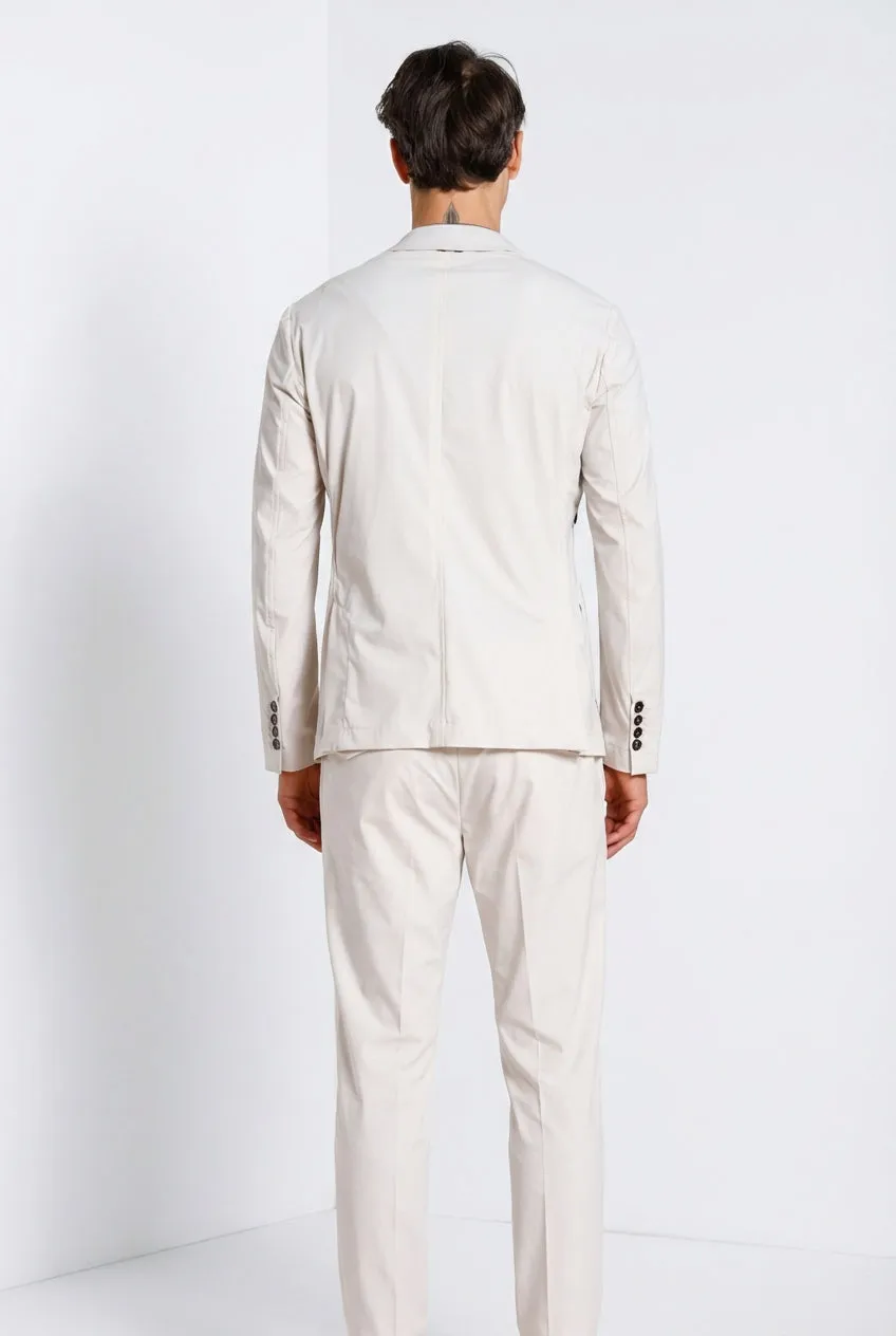 Mason's Da Vinci Tech Blazer Uomo Stucco Jersey Tecnico