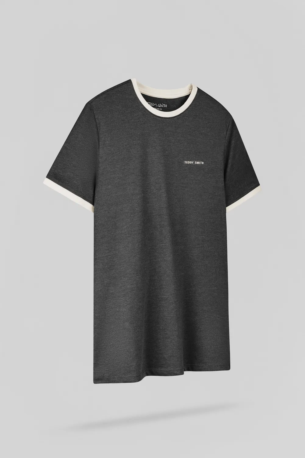 Teddy Smith The-Tee 2 R MC t-shirt uomo antracite cotone