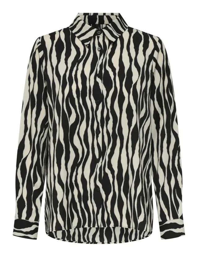 Only Onlnova camicia donna viscosa manica lunga