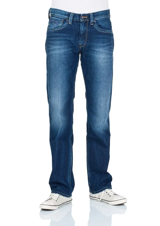 Pepe Jeans Kingston Zip jeans uomo relaxed blu