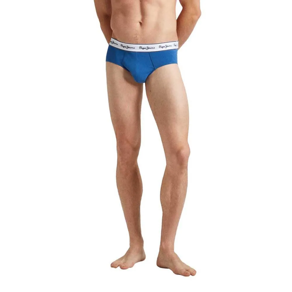 Pepe Jeans Slip Uomo 3 Pezzi Grigio Cotone
