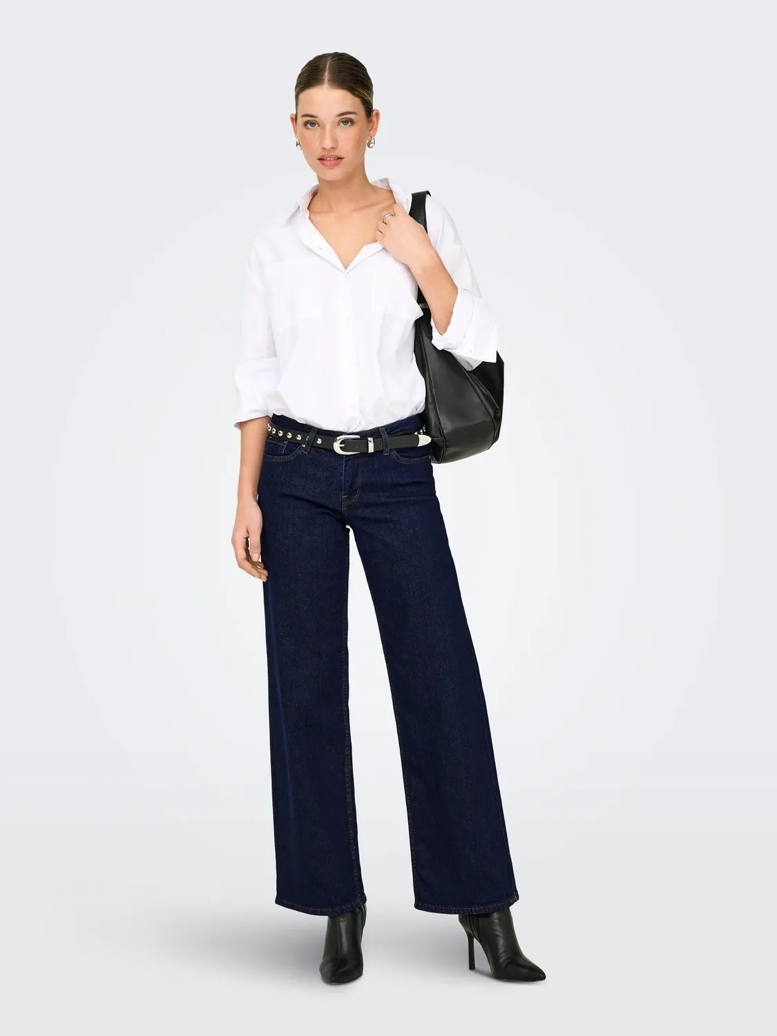 ONLY Onljudy Jeans Wide Leg Donna Vita Bassa M