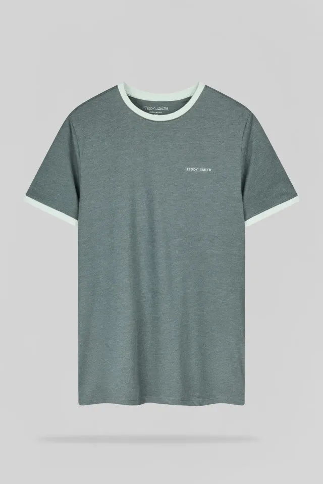 Teddy Smith The Tee 2 t-shirt uomo kaki vintage