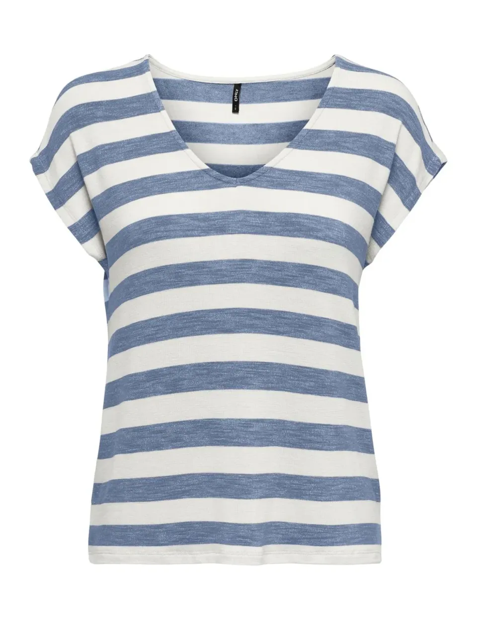 ONLY Onllira Life T-Shirt Donna Scollo a V Manica Corta