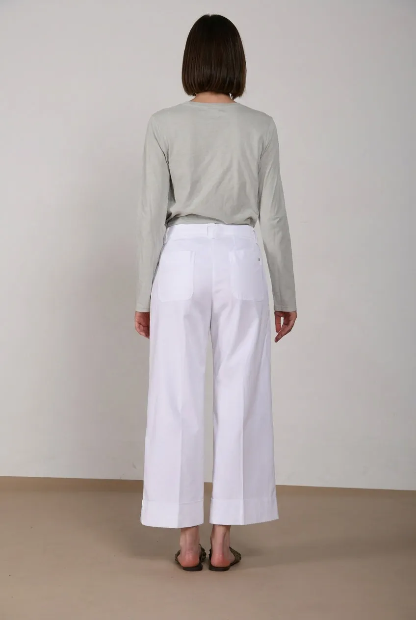 Mason’s New York Studio Cropped chino bianco straight