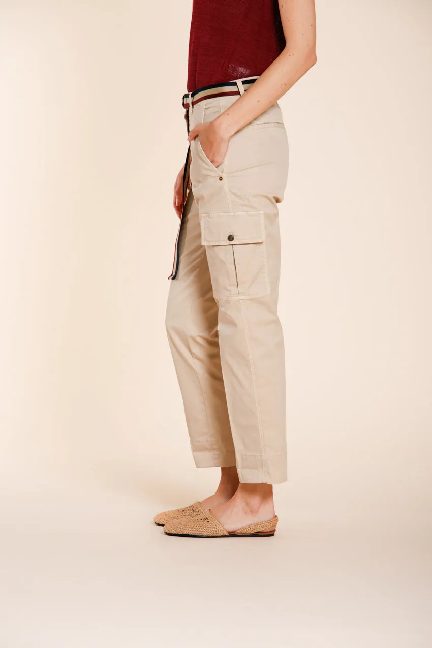 Mason's Marlene Cargo pantalone donna burro carrot