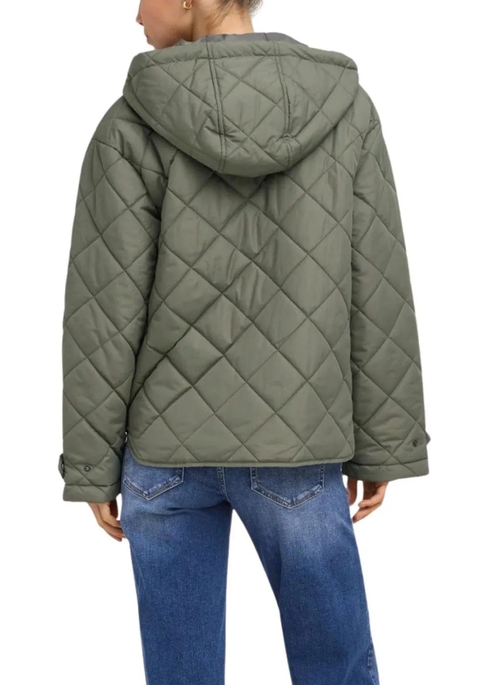 ONLY Onljuliet Quilted Hood giacca trapuntata XS oliva