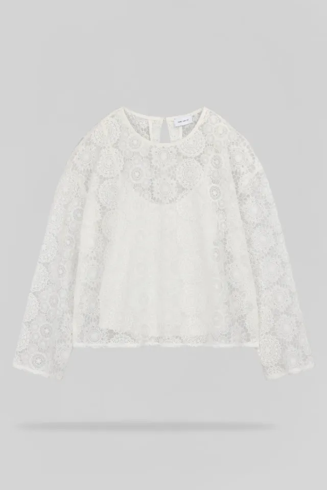Teddy Smith T-Maël Top Tulle Donna Middle White