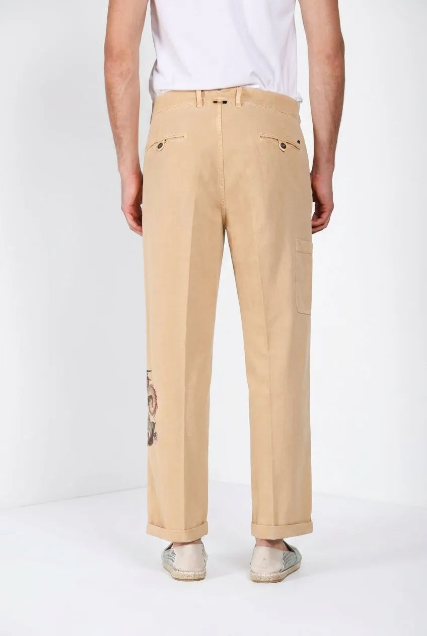 Mason’s Dallas Denver M74 Pantalone Cargo Kaki Relaxed