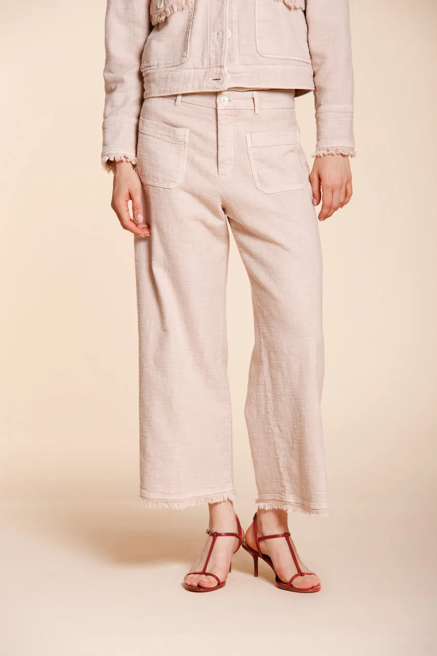 Mason's New York Studio Cropped chino donna rosa straight