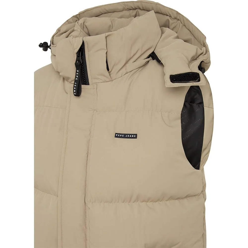 Pepe Jeans Teddy giacca uomo beige effetto teddy