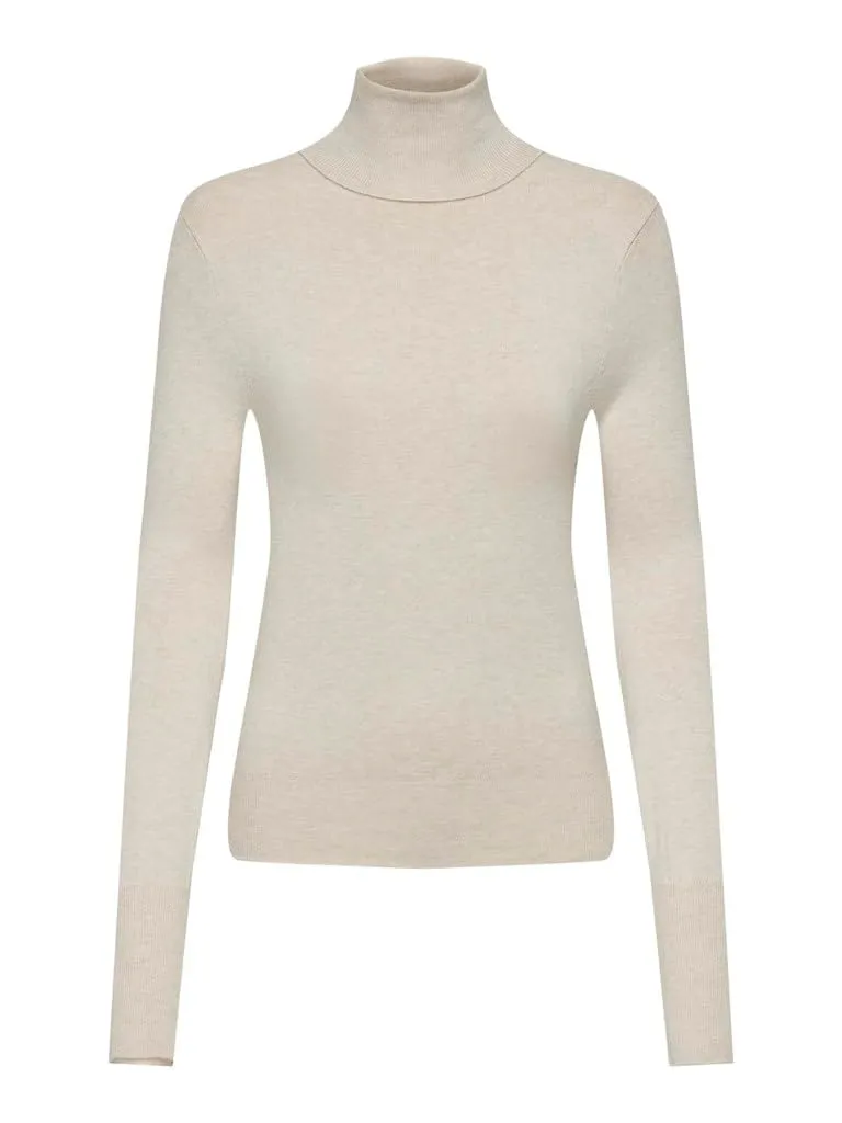 ONLY ONLVENICE Dolcevita Maglia Donna Nero
