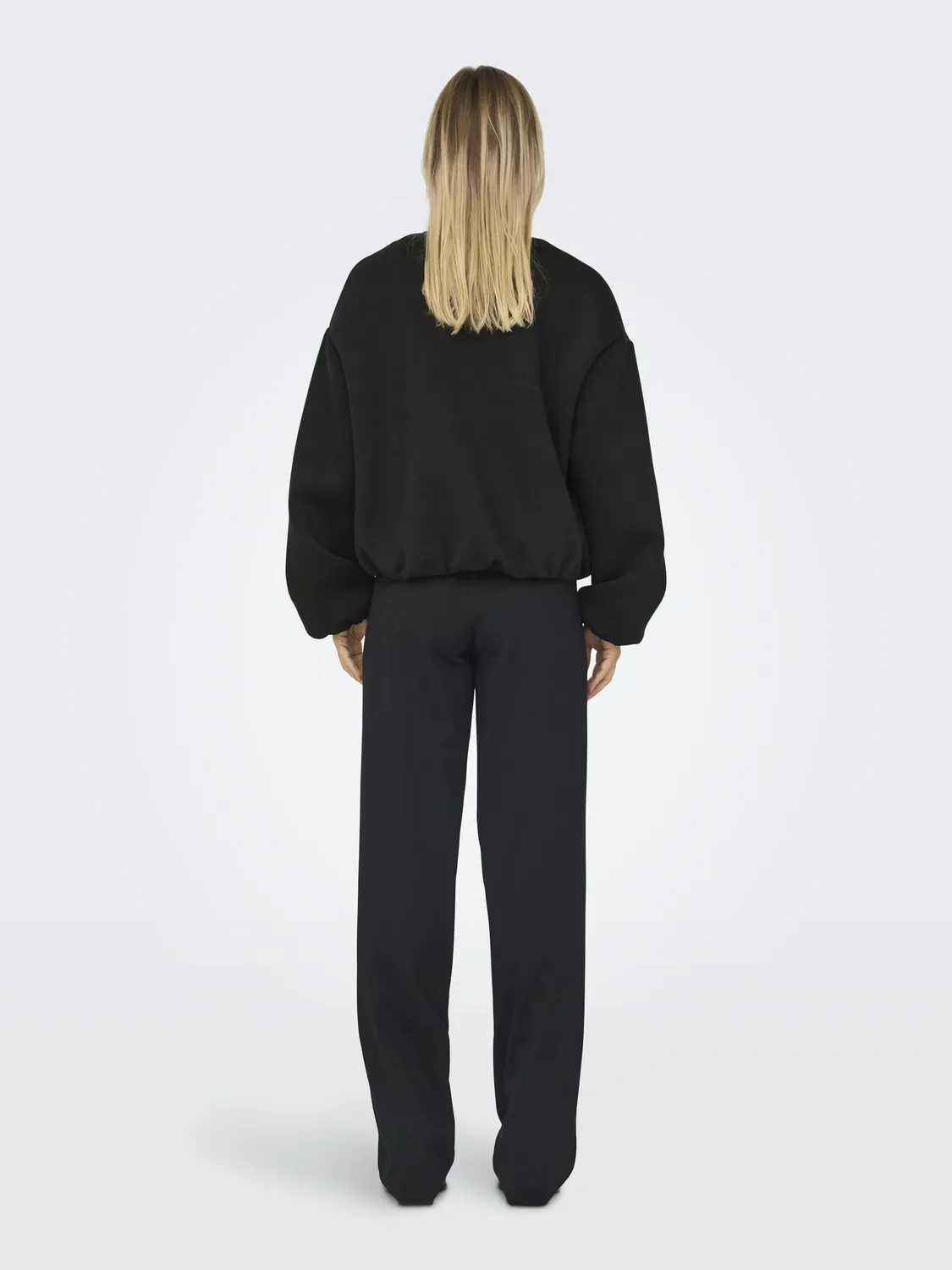 ONLY Onlellie giacca scuba donna nera zip