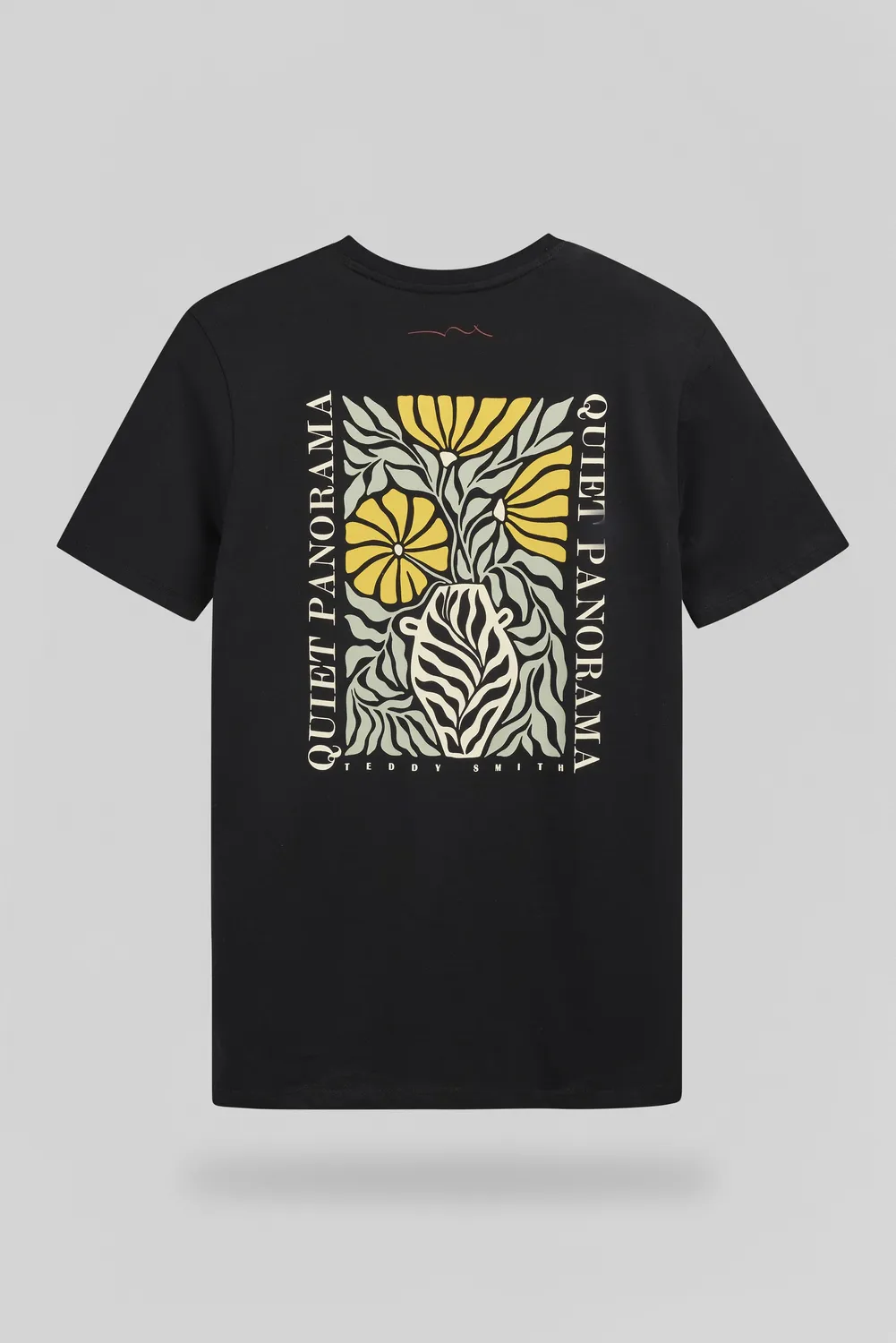 Teddy Smith T-Panorama MC t-shirt carbone vestibilità ampia