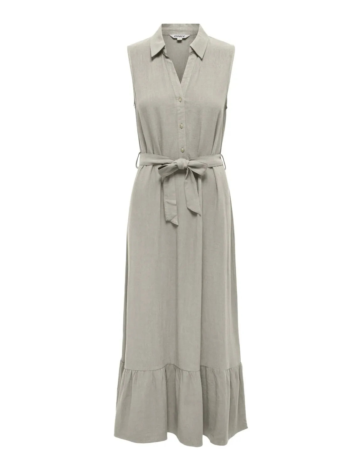 ONLY ONLSiesta vestito lungo lino M scuro