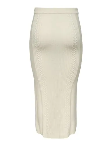 ONLY Onlkatia Gonna Midi Donna XS Bianco Grigio