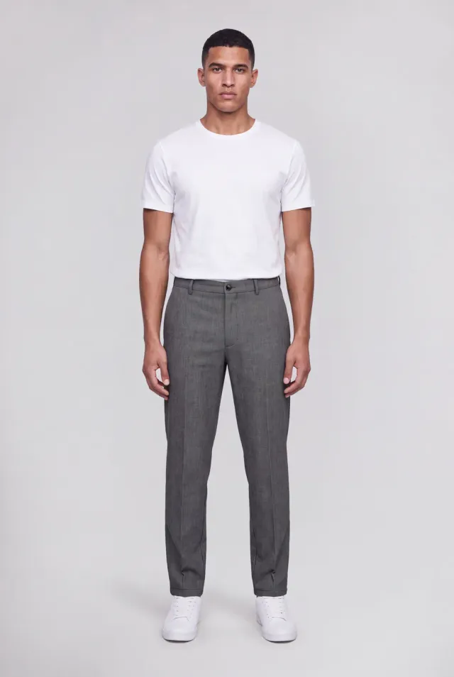 Teddy Smith P-Conrad pantaloni grigio chiné bistretch