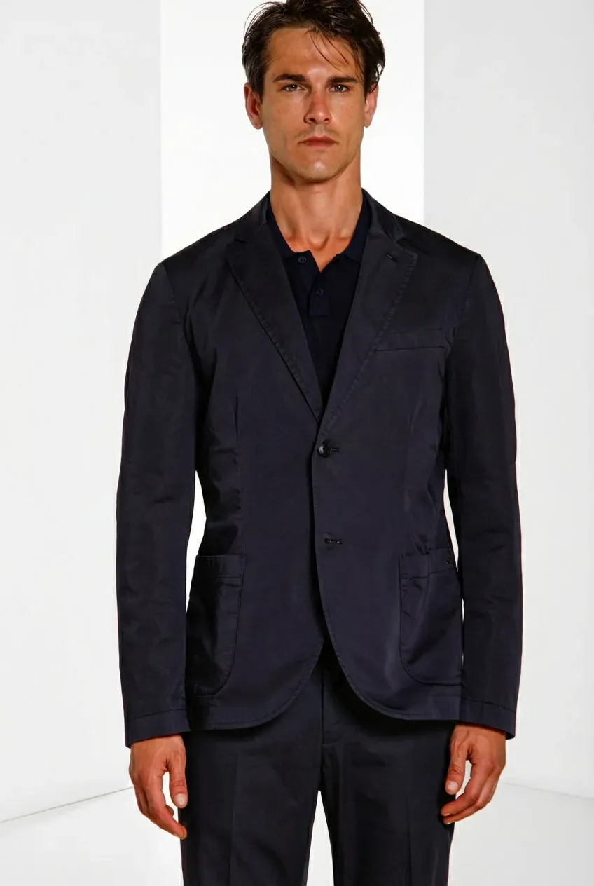 Mason's Da Vinci Travel blazer blu notte stretch