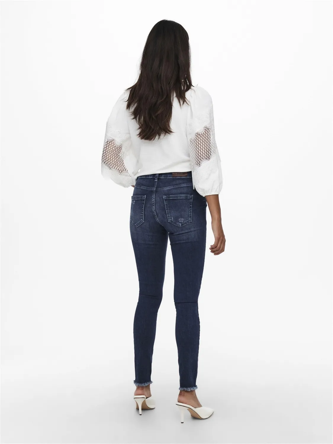 ONLY ONLBlush Mid Skinny jeans blu medio XL/30L