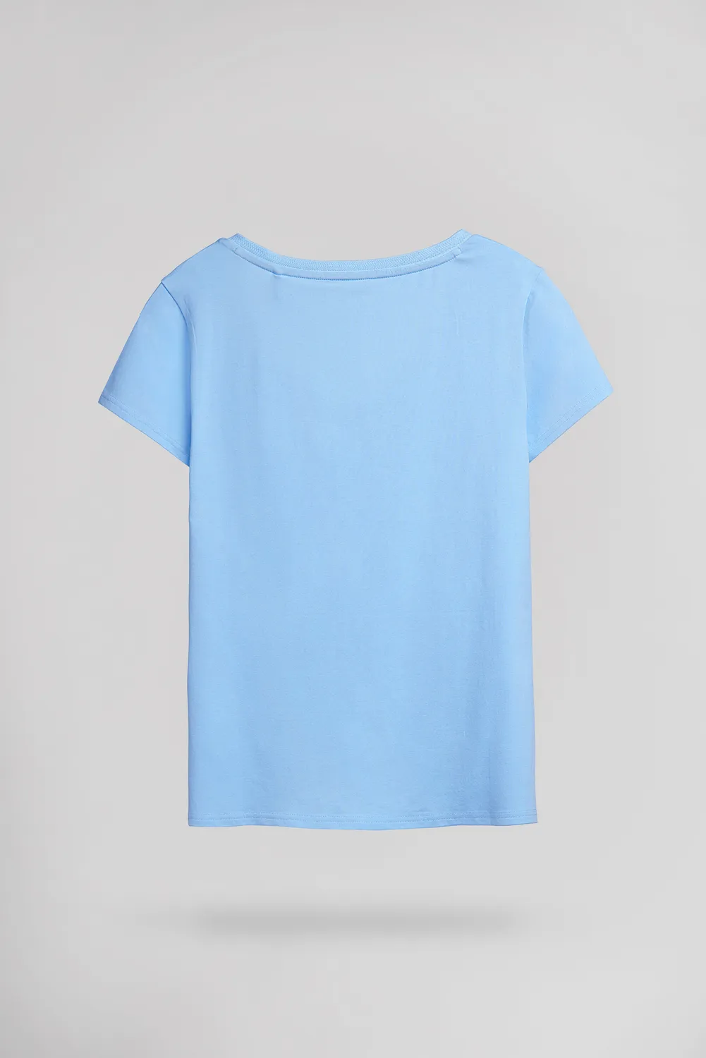 Teddy Smith Mia T-Mia t-shirt azzurra scollo a V modal