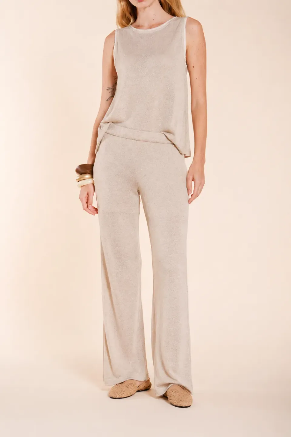 Mason's Easy Straight chino jogger donna beige straight