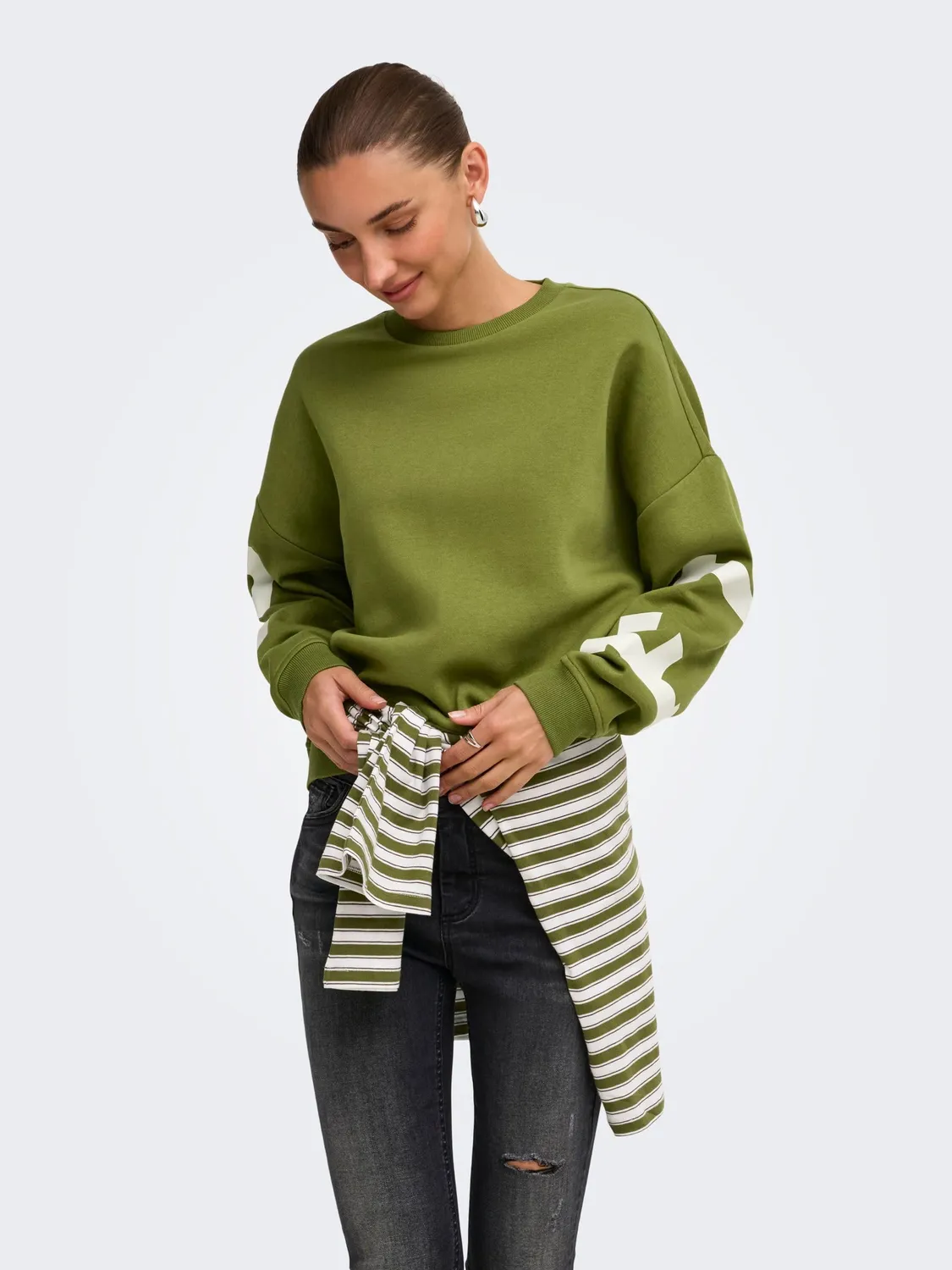 ONLY ONLSWEAT Felpa Donna Girocollo Basic