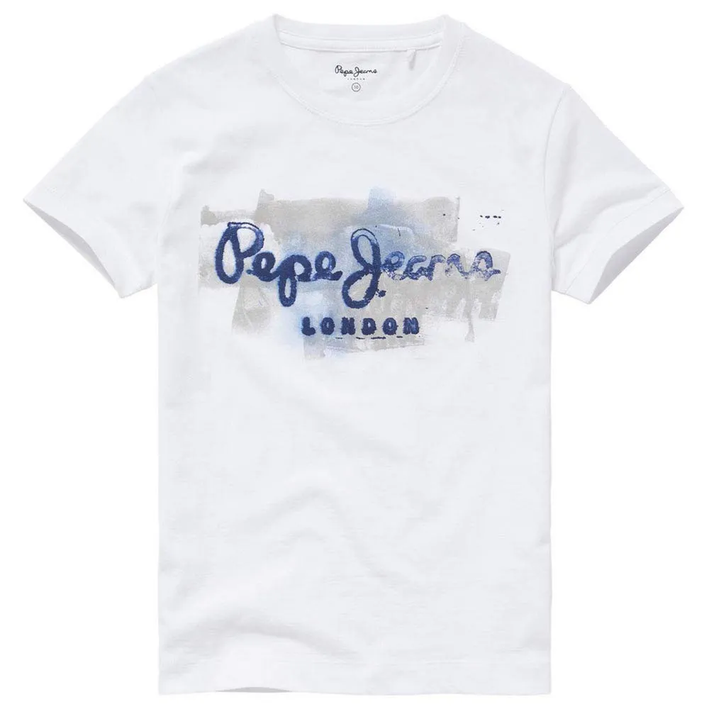 Pepe Jeans Art T-Shirt Bambino Cotone Verde