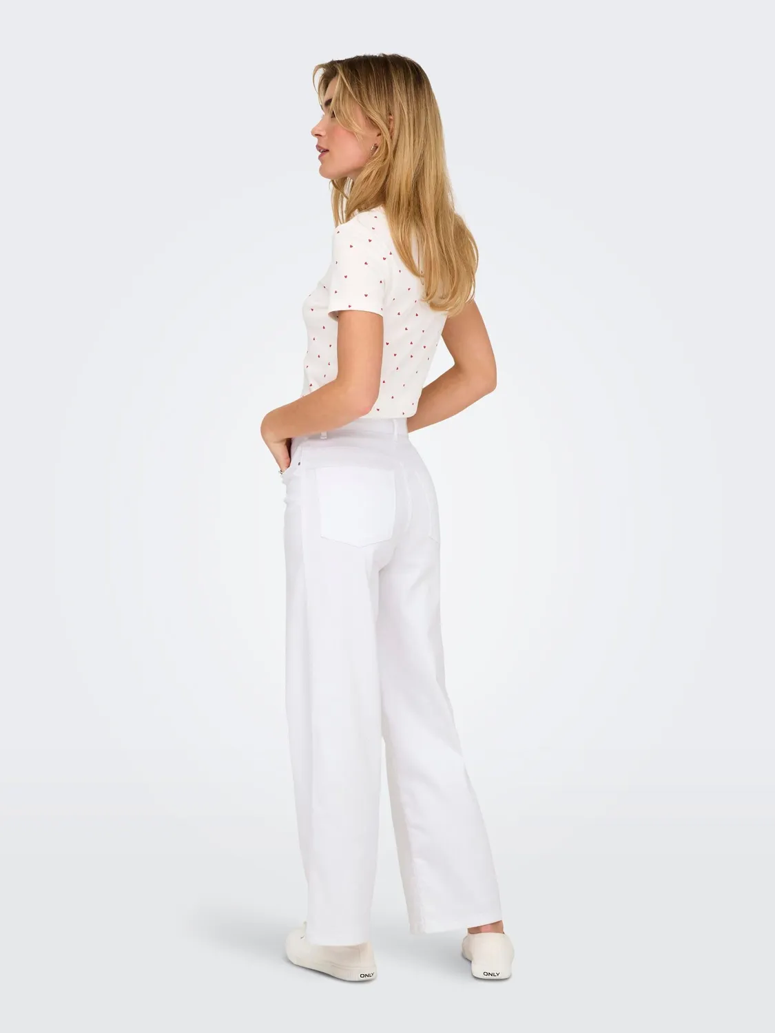 ONLY Onlann-Madison vita alta jeans cropped XS 32L