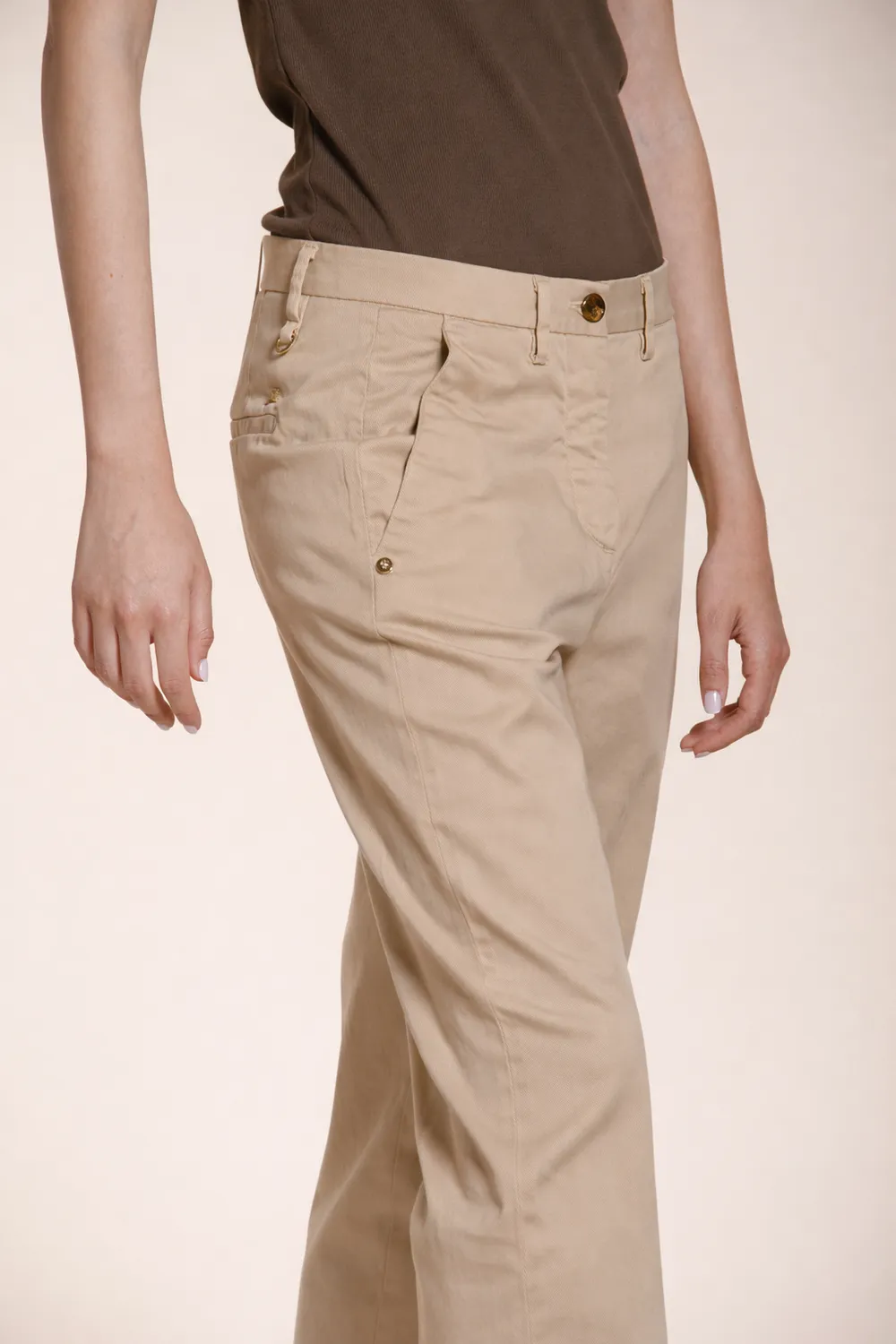 Mason's New York Carrot chino donna latte carrot fit