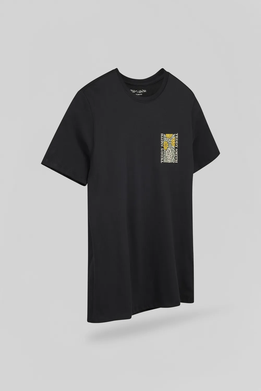 Teddy Smith T-Panorama MC t-shirt carbone vestibilità ampia