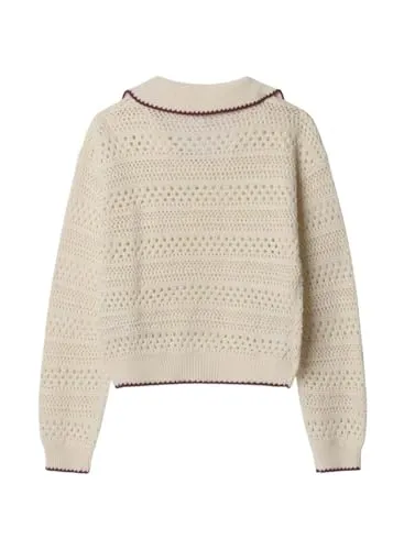 Pepe Jeans Faith Maglione bambina 10 anni polo fiori maglia
