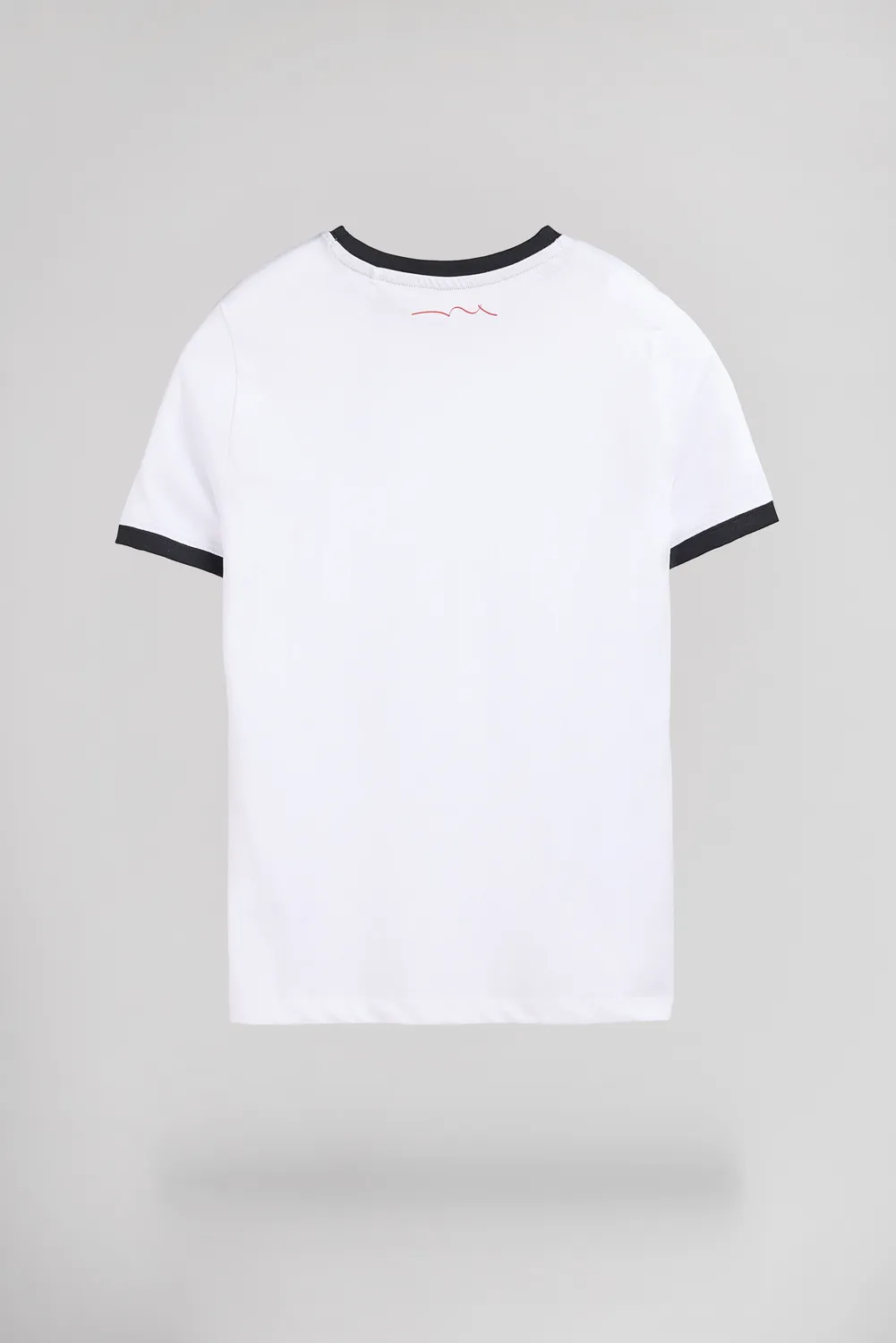 Teddy Smith The Tee 2 R T-shirt bimbo Blanc cotone bordi