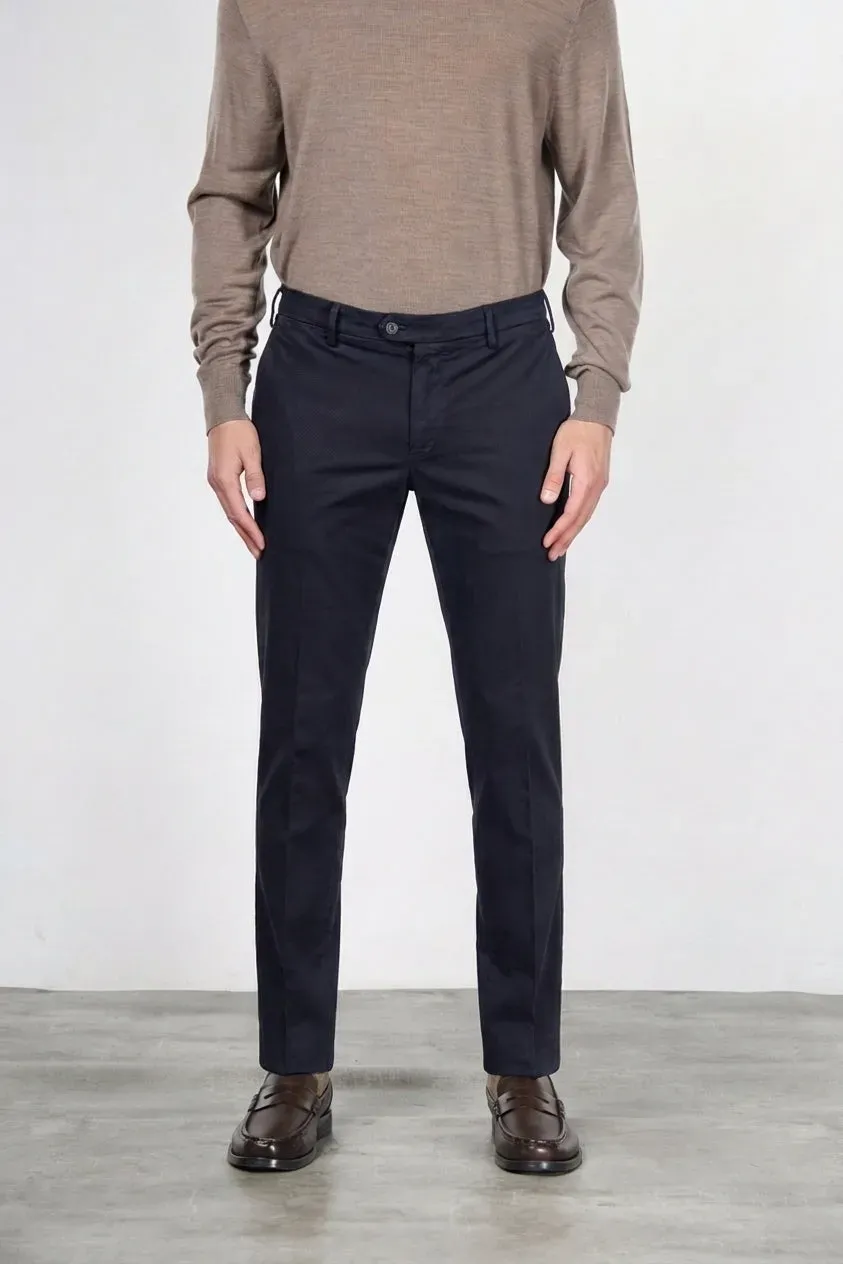 Mason's New York chino uomo blu notte modal regular
