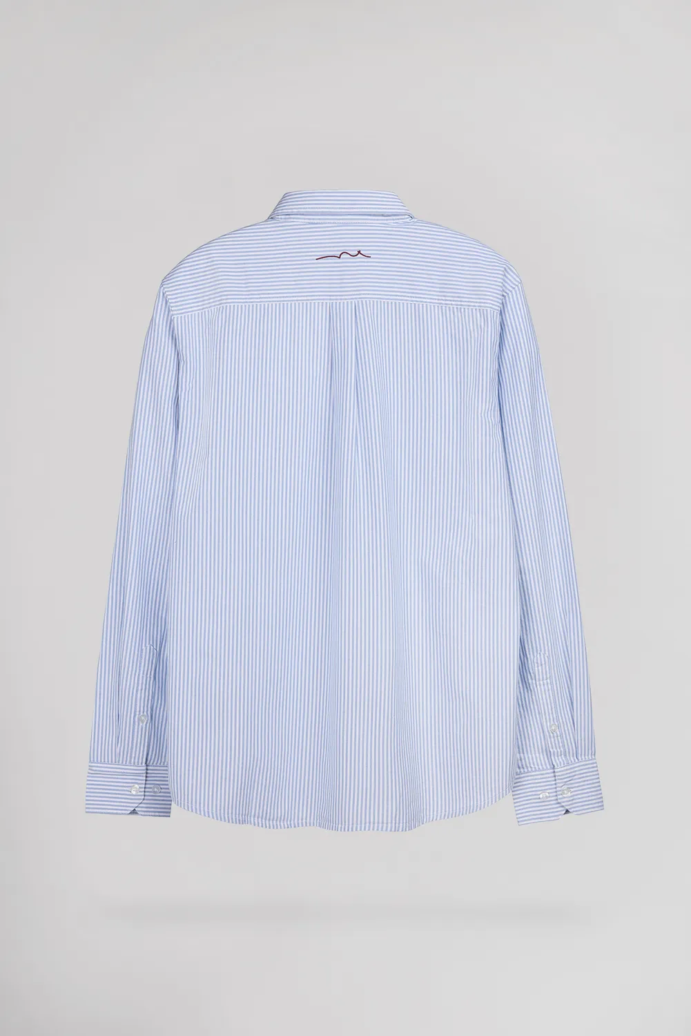Teddy Smith C-Stanley ML camicia righe pastel blue cotone