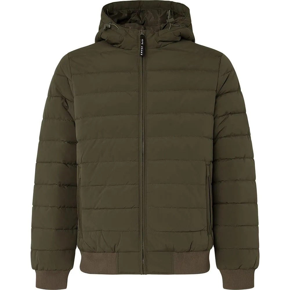 Pepe Jeans Tomek Giacca Uomo Piumino con Cappuccio Nero