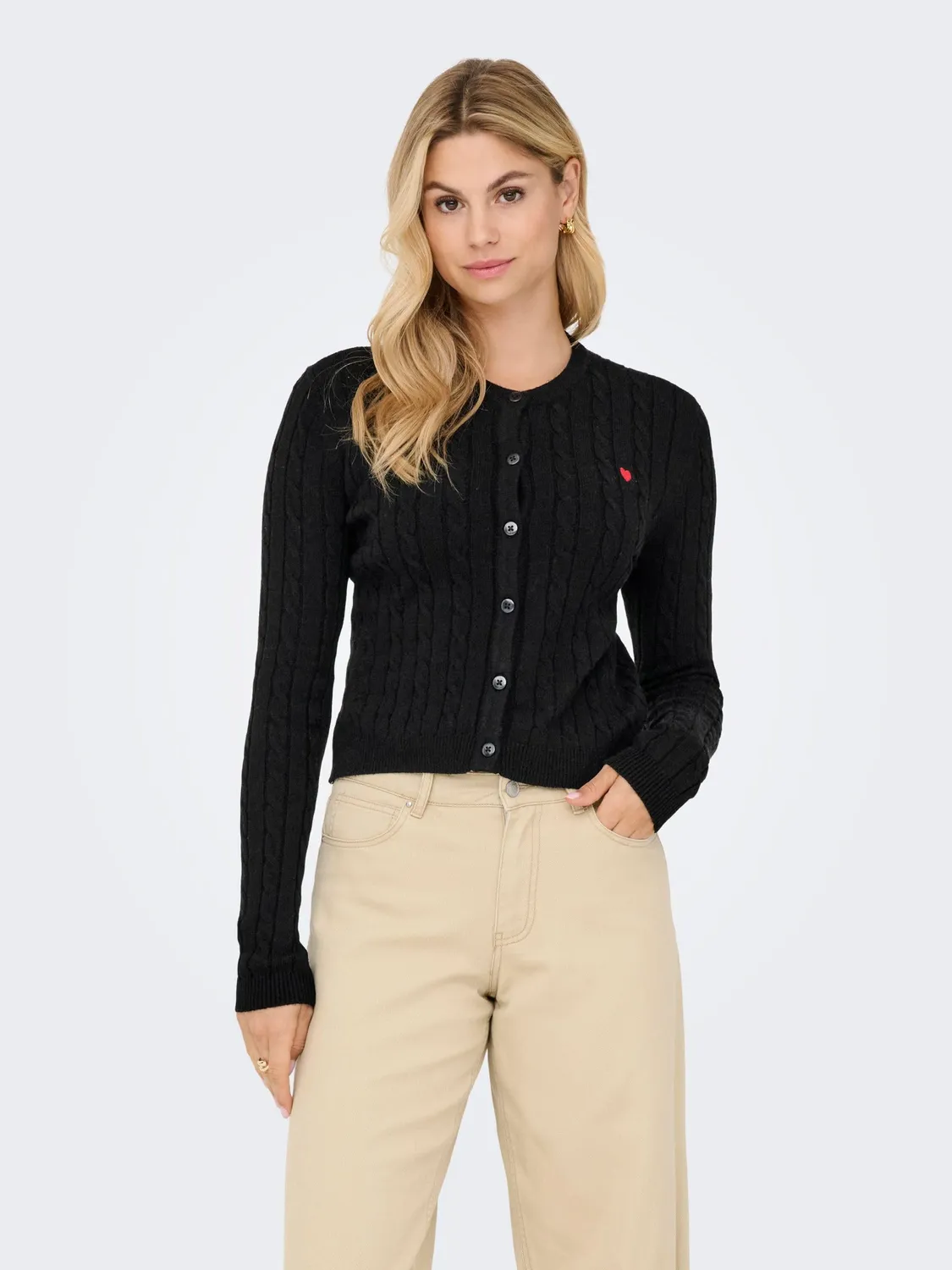 ONLY ONLKATIA cardigan donna bottoni blu