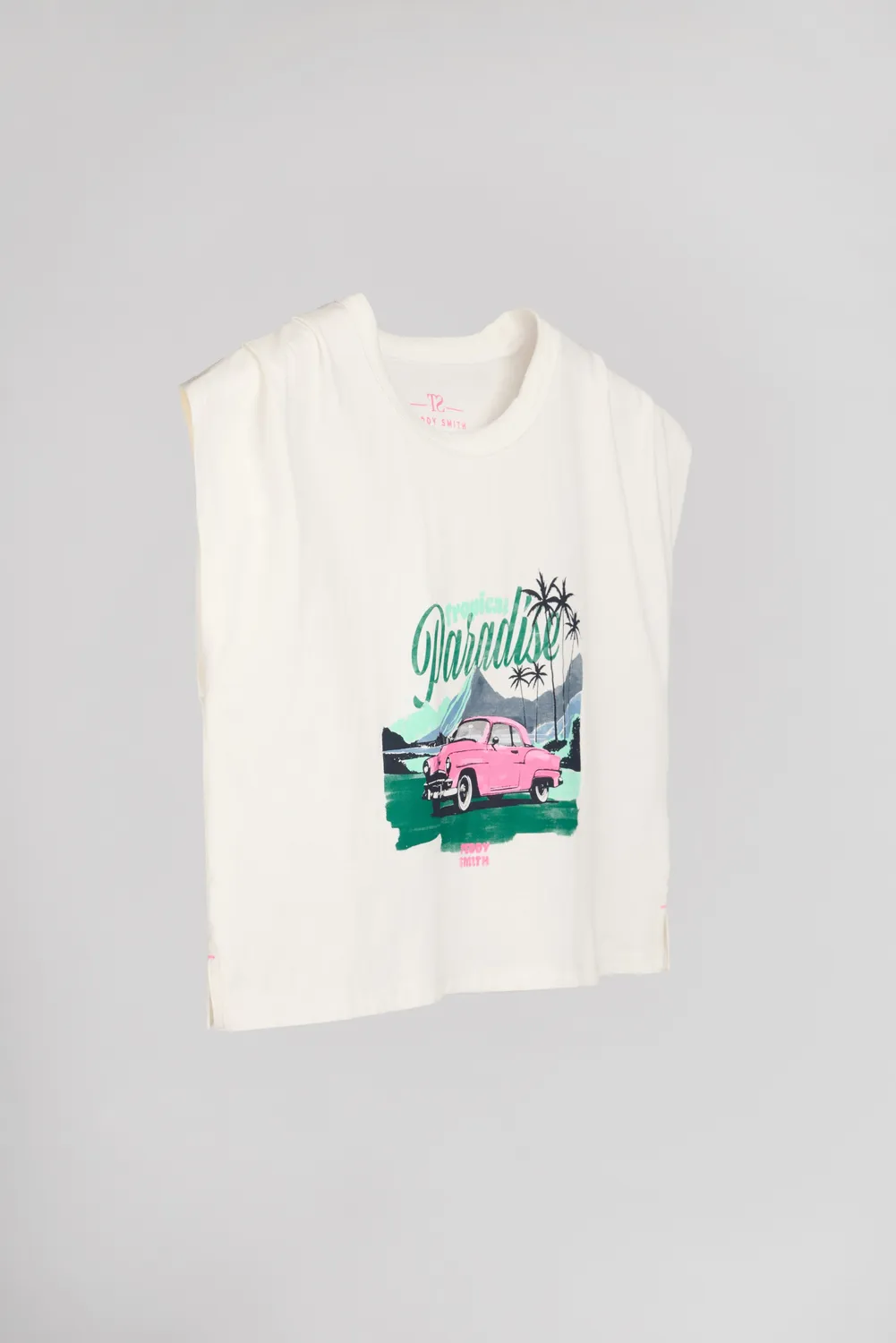 Teddy Smith T-Doli JR canotta bianco middle