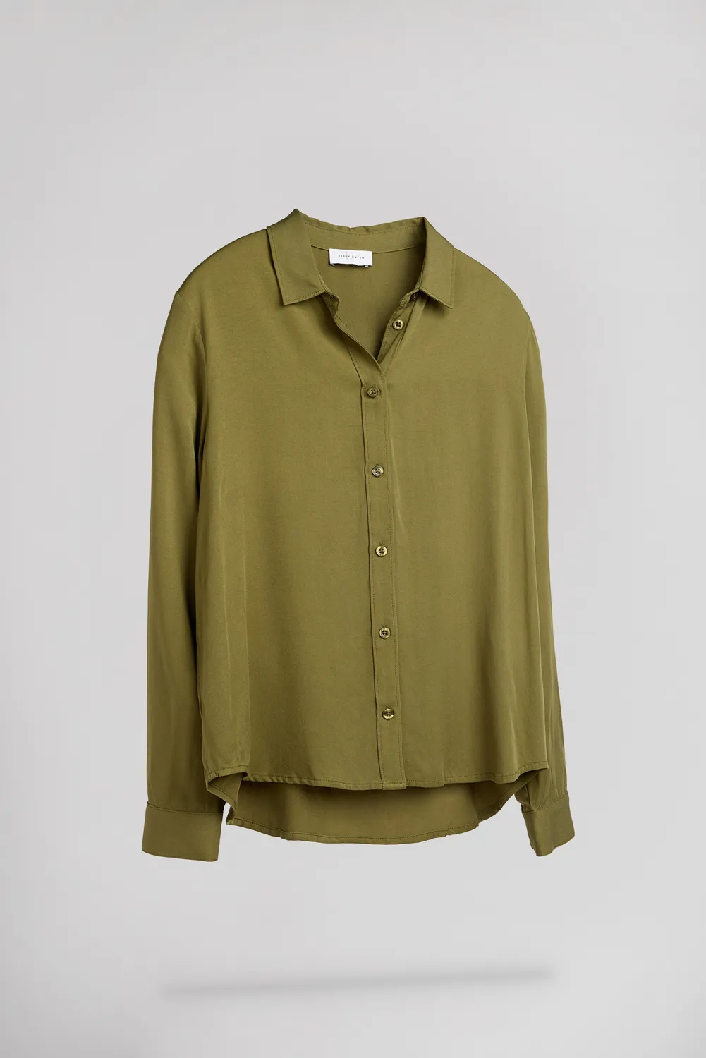 Teddy Smith C-Elisa Camicia Donna Verde Oliva Fluida
