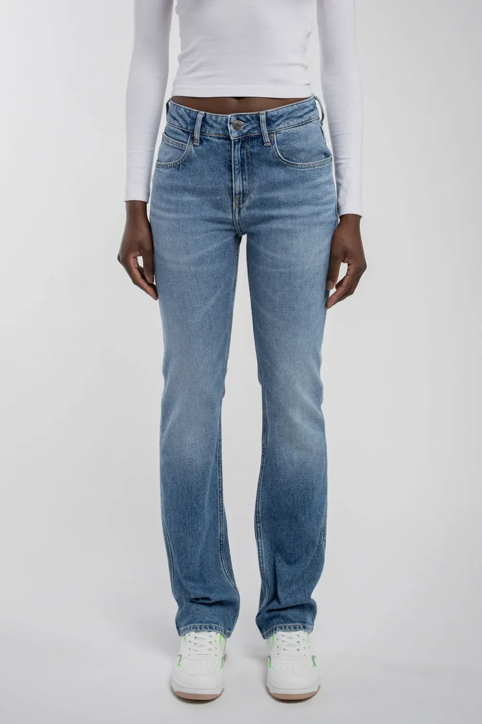 Teddy Smith P-Candy Straight jeans dritto vintage donna