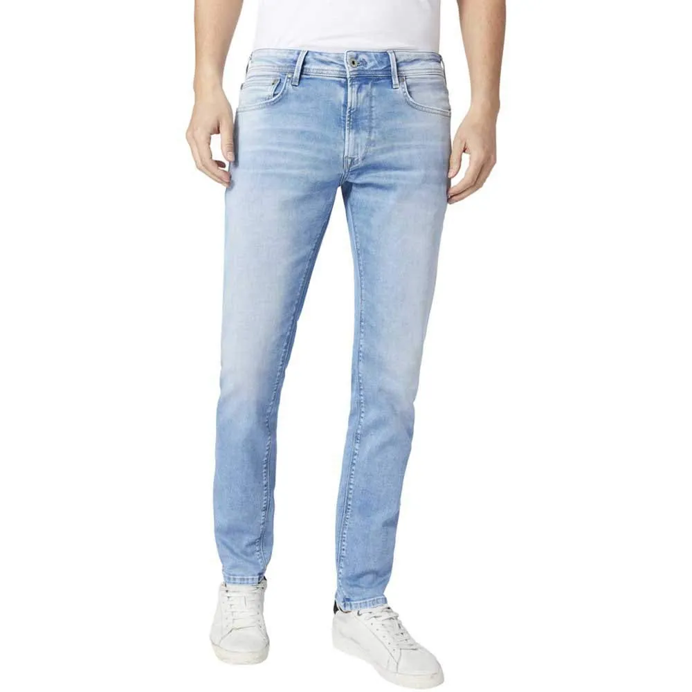 Pepe Jeans Stanley jeans uomo affusolati blu denim