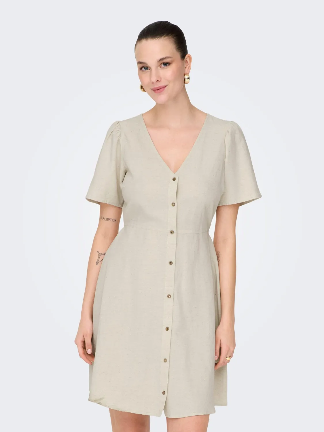 ONLY ONLVITA Vestito Corto Falcon leggero