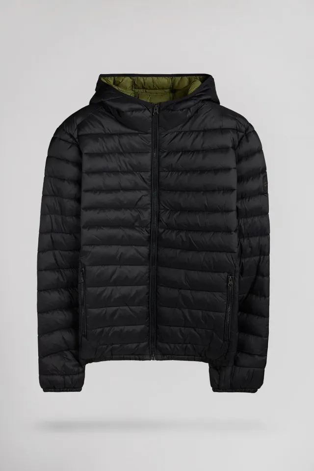 Teddy Smith Blighter piumino uomo nero cappuccio