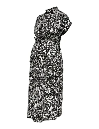 Only Hannover camicia vestito donna S nera bottoni
