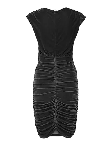 ONLY Onlfermo Midi Velvet Dress abito S velluto