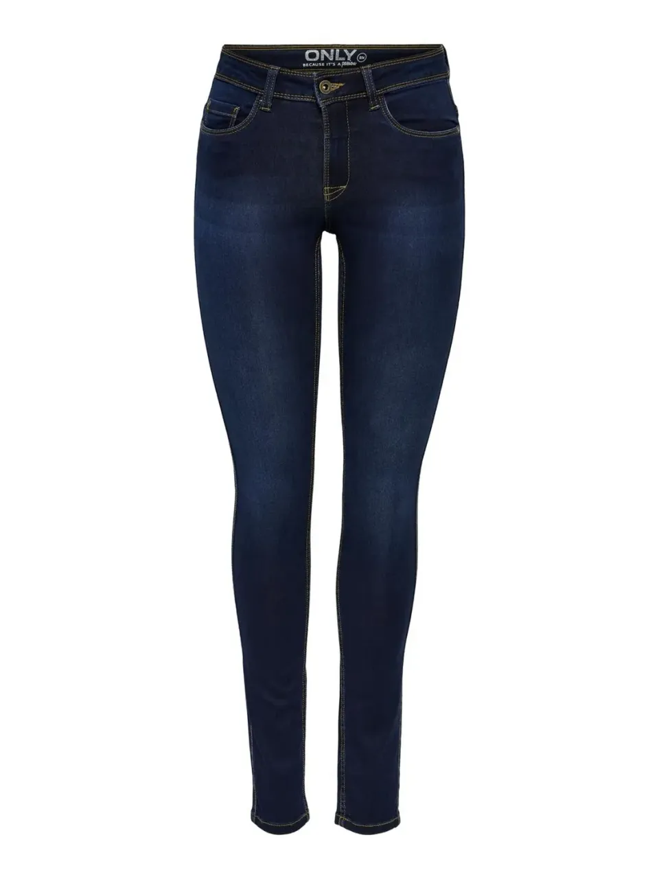 Only Onlrain jeans skinny donna S/30L blu