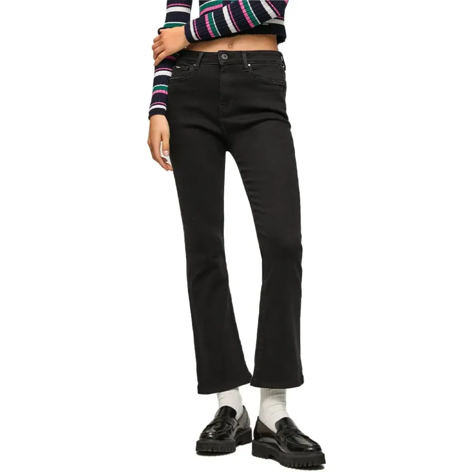 Pepe Jeans Dion Flare jeans donna vita alta powerflex blu
