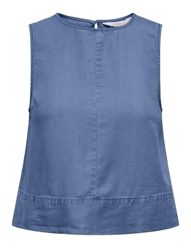 ONLY Onldorsi Charis top denim donna blu
