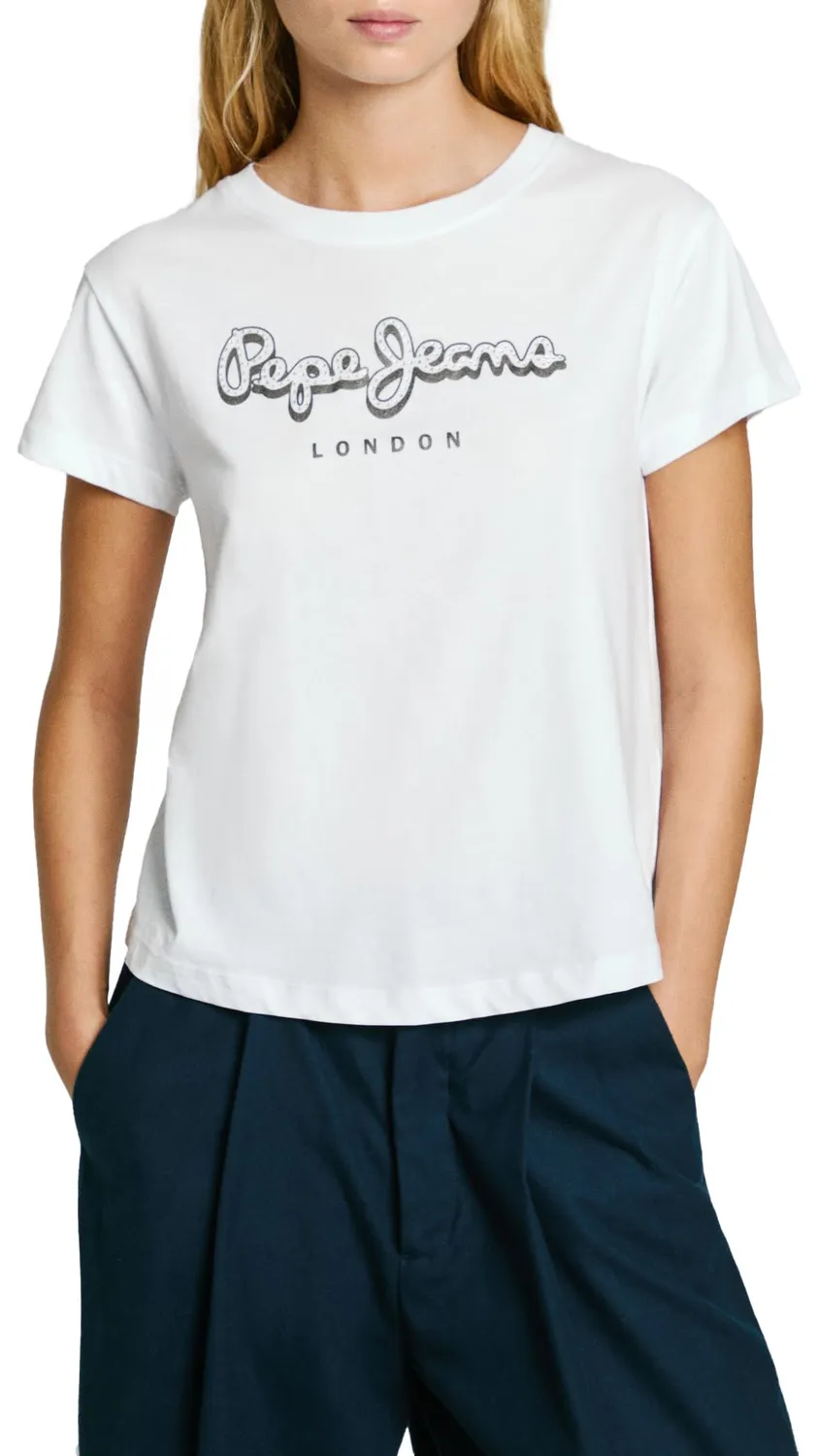 Pepe Jeans Bikini T-Shirt Donna M Nera Strass