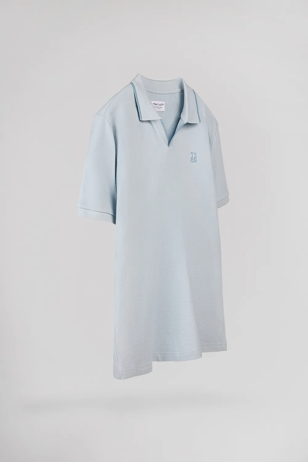 Teddy Smith P-Soner polo uomo azzurro pastello spugna