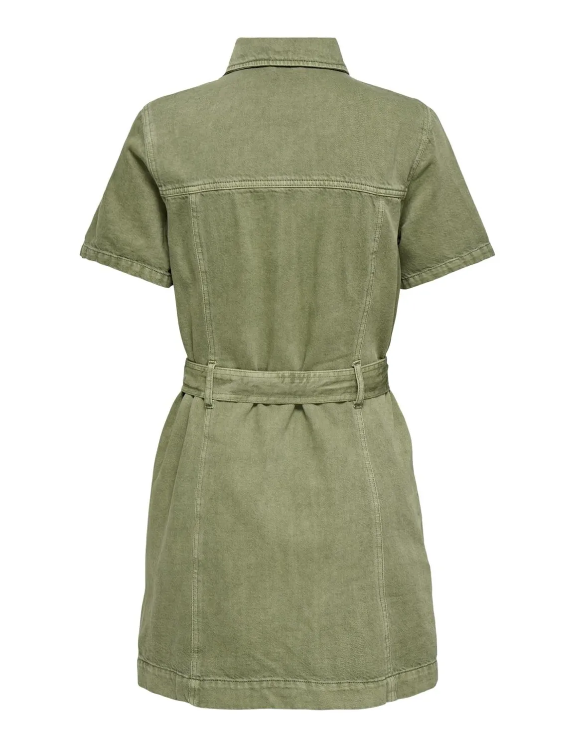 ONLY Onlsilla vestito corto donna cintura maniche corte